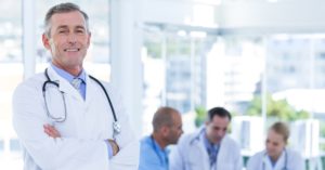 smiling male doctor
